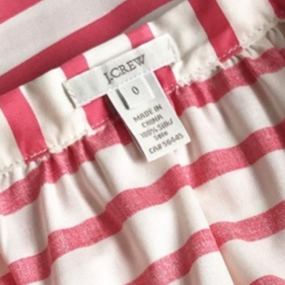 Striped Silk Bow Cami Top by J.CREW - Picture 5 of 7